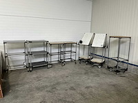 Transportwagen met legborden (7x) - afbeelding 1 van  15