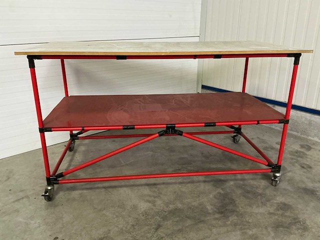 Transportwagen met legborden - afbeelding 3 van  10