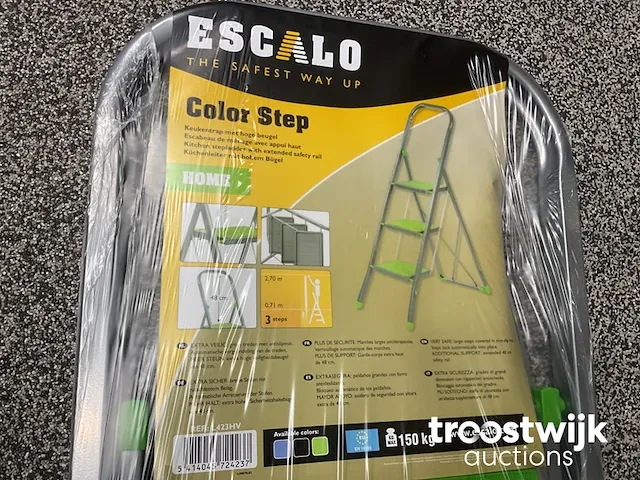 Trapladder 3 treden - afbeelding 2 van  5