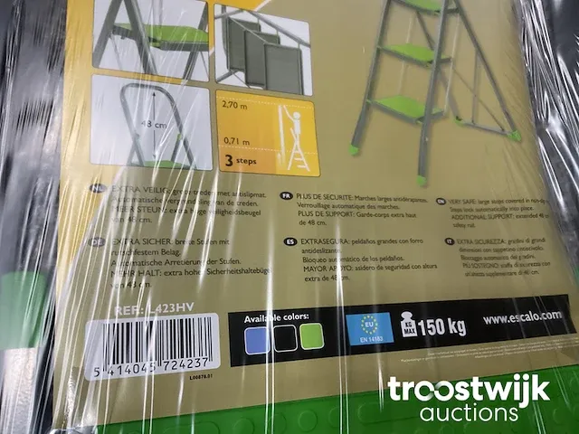 Trapladder 3 treden - afbeelding 3 van  5