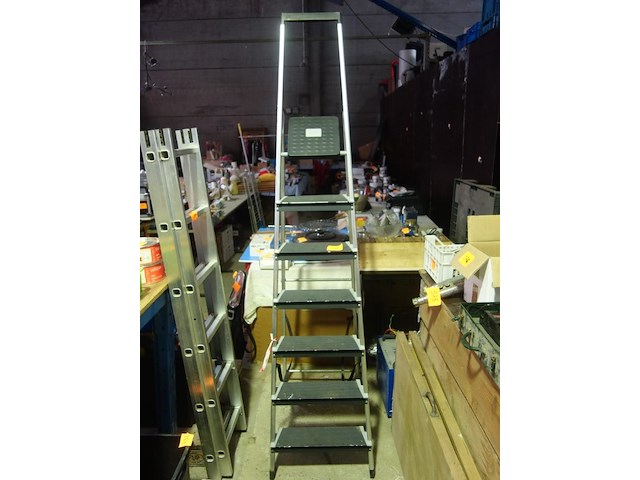 Trapladder 6 treden - afbeelding 1 van  3