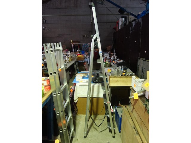Trapladder 6 treden - afbeelding 2 van  3