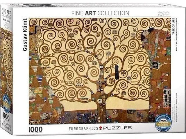 Tree of life - gustav klimt puzzel 1000 stukjes - afbeelding 1 van  2