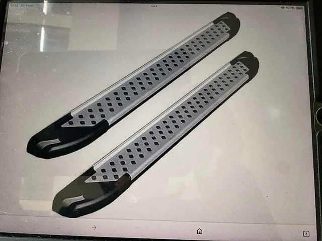 Treeplanken links + rechts voor fiat en citroën vanaf bouwjaar 2006 - afbeelding 1 van  1