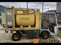 Trein toilet schoonmaakwagen - afbeelding 1 van  1