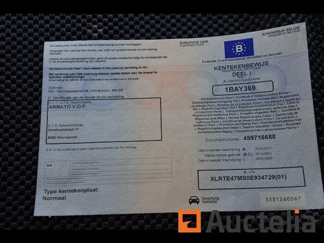 Trekker daf ft xc105-410 (xlrte47ms0e934729), 12/2011 - afbeelding 15 van  33
