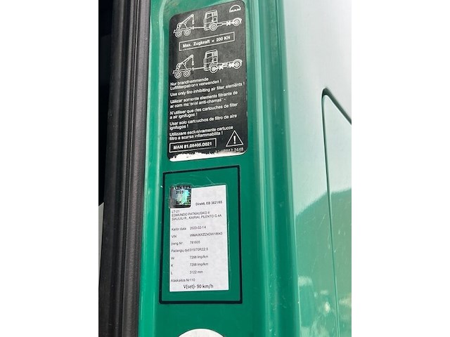 Trekker man , ch.nr. wma06xzz4dw186432 , bouwjaar 2013 (met sleutel, zonder boorddocumenten) - afbeelding 11 van  36