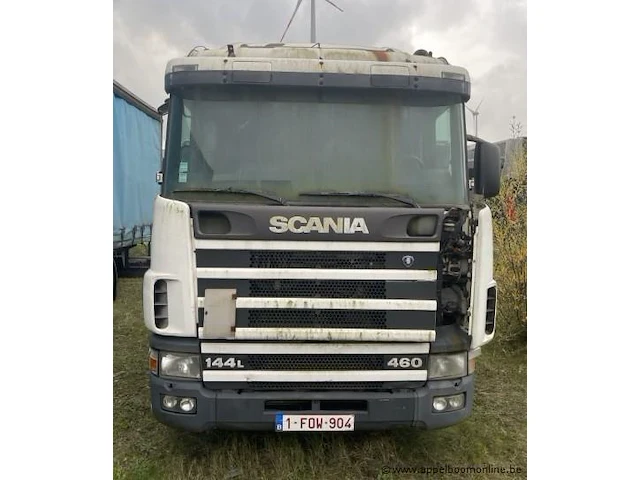 Trekker scania r144la4x2na/2, diesel,14190cm³,kw ng, 1e inschr 21/1/99, vlur4x20009037538, 150436km,co²-uitstoot ng,euro ng,kenteken i (ii ontbreekt),gelijkvormigheidsattest,keuring met beperkte geldigheid tot 10/3/18,1sleutel, niet in rijdende staat - afbeelding 2 van  23