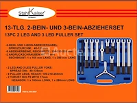 Trekker set, 2 en 3 armig, 13-dlg inwendig en uitwendig - afbeelding 2 van  2