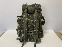 Trekrugzak met extra zak vooraan legermotief - survival - afbeelding 3 van  4
