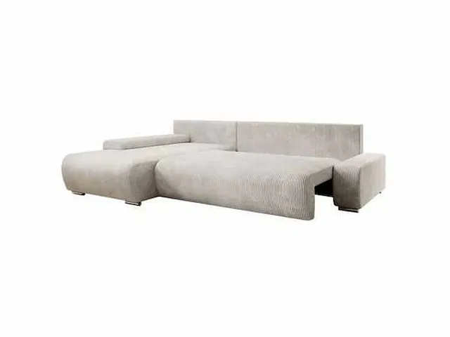 Trendy en comfortabele bank met corduroy stof - afbeelding 2 van  5