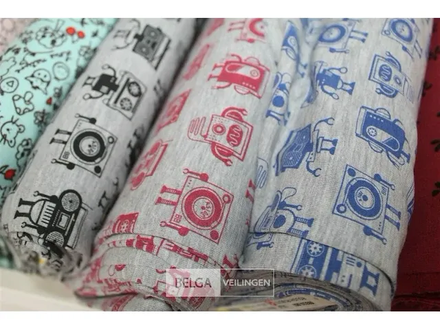 Tricot stof op rol/houder - afbeelding 5 van  5