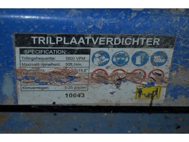 Trilplaat hbm 196cc - afbeelding 8 van  9
