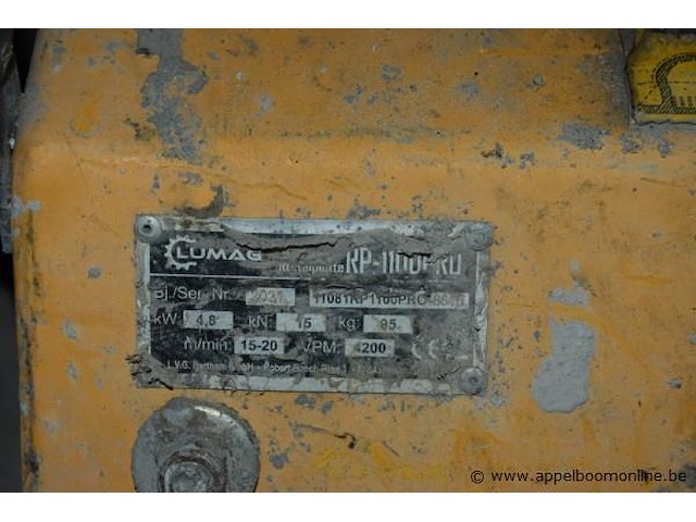 Trilplaat loncin, bj 2021 - afbeelding 2 van  2