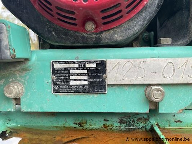 Trilplaat mikasa, mvc-f70h, bj 2009, werking niet gekend - afbeelding 2 van  3