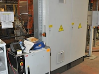 Trimming station with aspirator bucket cleaning incl. washing machine benteler, robot abb and quality control station - afbeelding 2 van  11