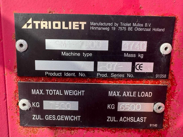 Trioliet - sm1-1000 - mixer feeder lorrie - afbeelding 3 van  11