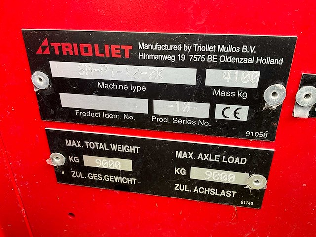 Trioliet solomix 1-1200 voermengwagen - afbeelding 10 van  18