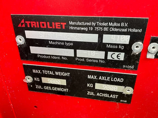 Trioliet solomix 1-1200 voermengwagen - afbeelding 10 van  18