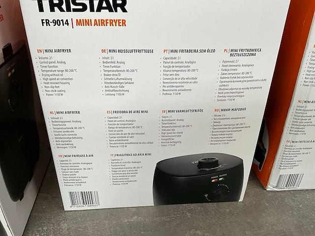 Tristar fr-9014 mini airfryer (4x) - afbeelding 6 van  6