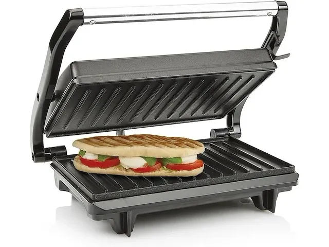 Tristar gr-2650 contactgrill zwart/rvs - afbeelding 1 van  3