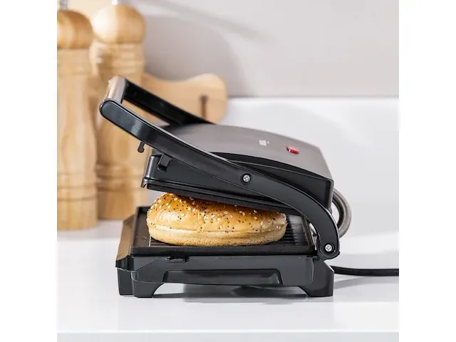Tristar gr-2650 contactgrill zwart/rvs - afbeelding 2 van  3