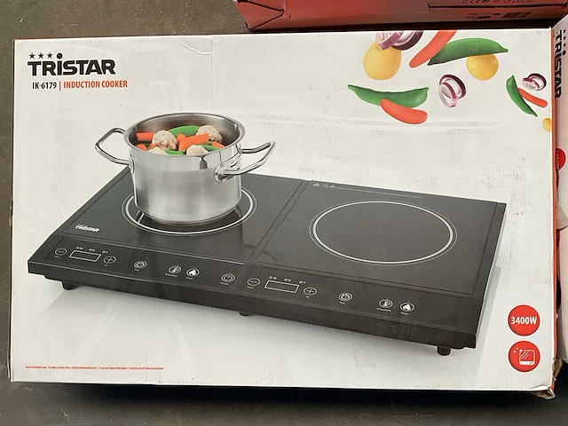 Tristar ik-6179 inductie kookplaat 3400 watt (3x) - afbeelding 3 van  7