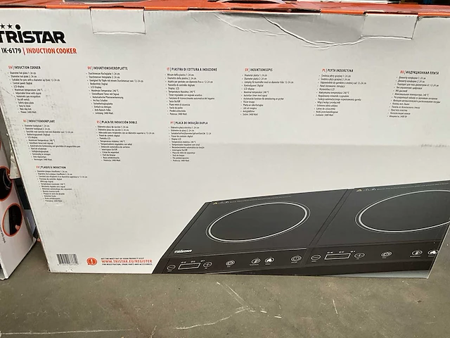 Tristar ik-6179 inductie kookplaat 3400 watt (3x) - afbeelding 6 van  7