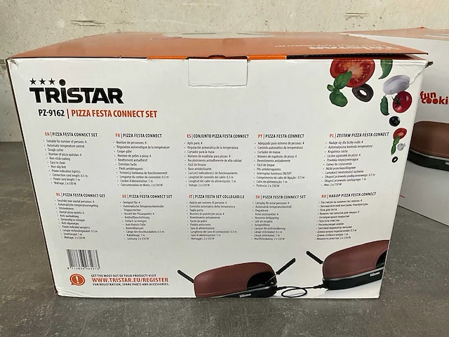 Tristar pz-9162 pizza festa connect set (3x) - afbeelding 6 van  6