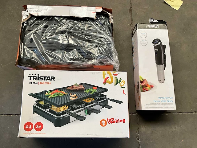Tristar raclette 8 & princess waterproof sous vide stick (3x) - afbeelding 1 van  10