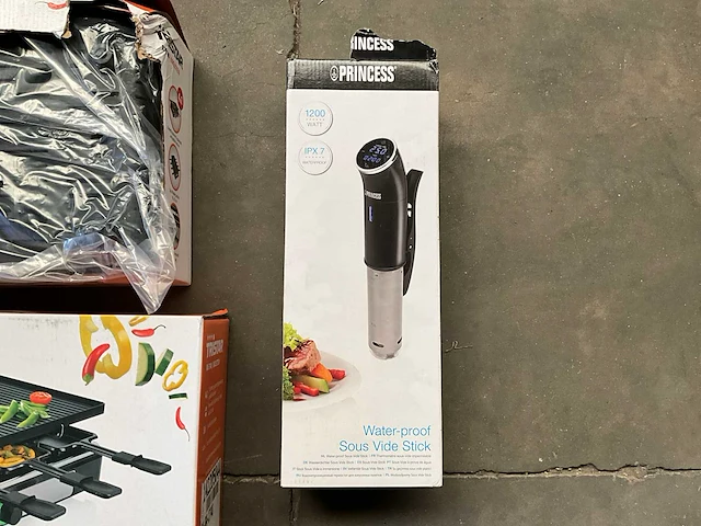 Tristar raclette 8 & princess waterproof sous vide stick (3x) - afbeelding 8 van  10