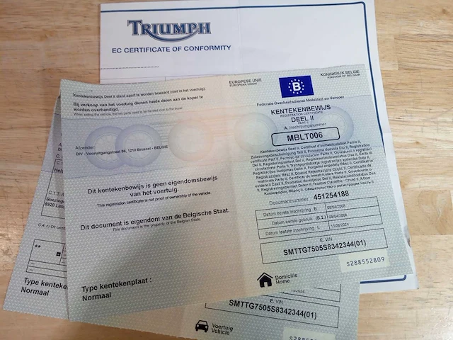 Triumph - tiger - motorfiets - afbeelding 9 van  9
