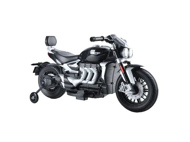 Triumph rocket 3gt elektrische kindermotor 12v - black - afbeelding 8 van  8