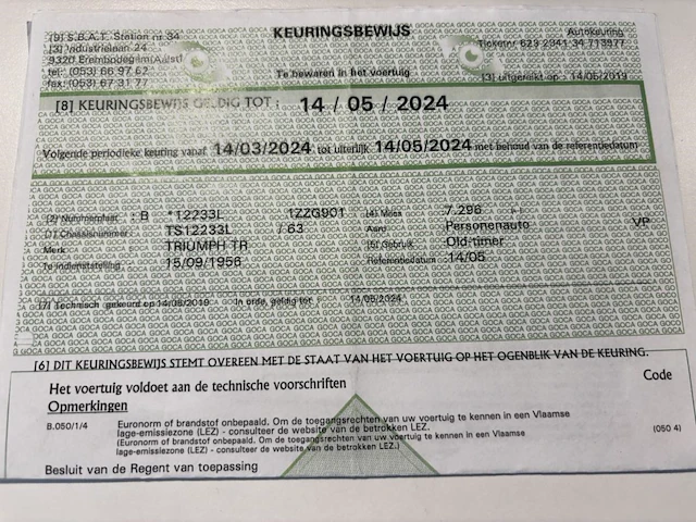 Triumph tr - afbeelding 16 van  23