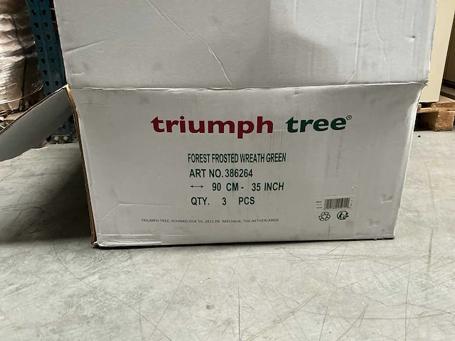 Triumph tree 386264 6x kerstkrans - afbeelding 3 van  3