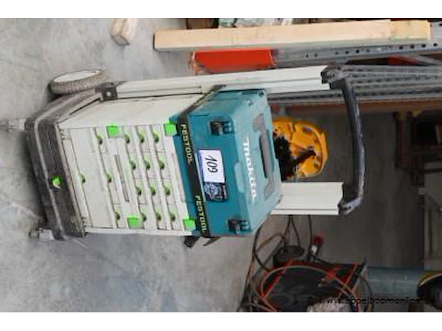 Trolley festool met inhoud - afbeelding 1 van  3