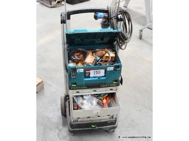Trolley festool met inhoud - afbeelding 1 van  3
