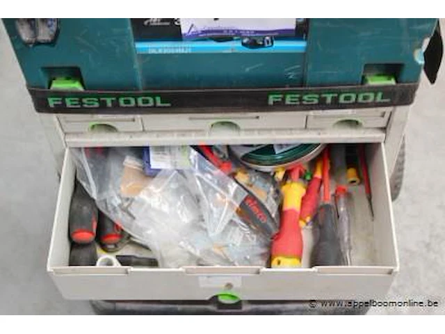 Trolley festool met inhoud - afbeelding 2 van  3