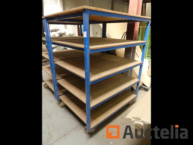 Trolley met 5 niveaus - afbeelding 4 van  6