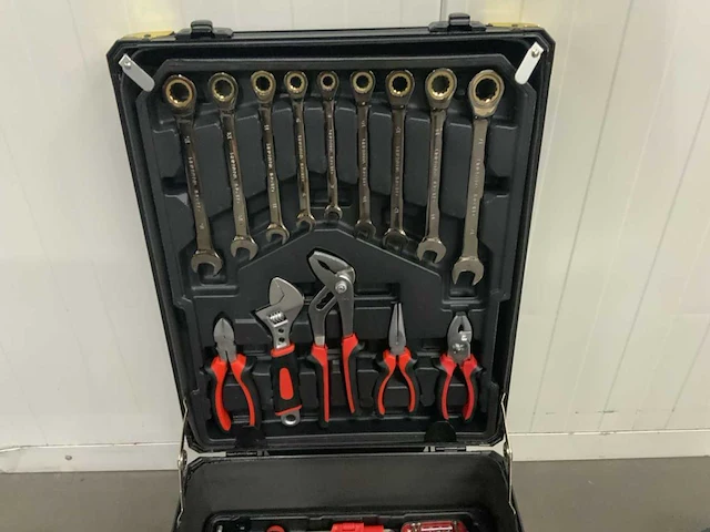 Trolley zwart 186 pcs gereedschap - afbeelding 5 van  10