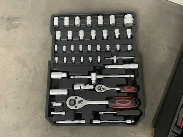 Trolley zwart 186 pcs gereedschap - afbeelding 8 van  10