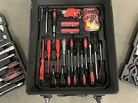Trolley zwart 186 pcs gereedschap - afbeelding 10 van  10