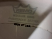 Trommel fanfare met riem en opbergbakmetaal (goede staat) metaal ø35 - afbeelding 2 van  7