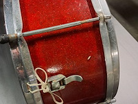 Trommel fanfare metaal (goede staat) metaal ø35 - afbeelding 2 van  6