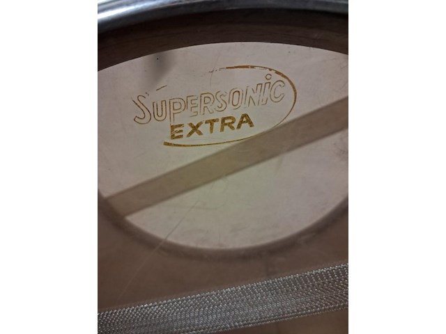 Trommel fanfare metaal (goede staat) metaal ø35 - afbeelding 2 van  4