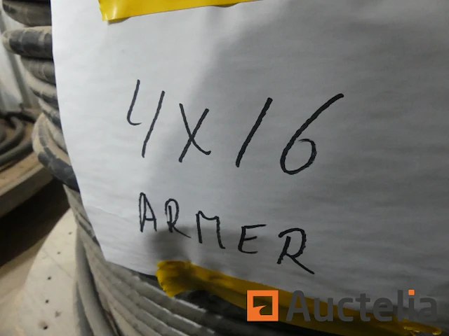 Trommel met 4 x 16 gepantserde kabel (500 m) - afbeelding 2 van  4