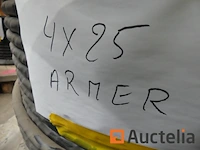Trommel met 4 x 25 gepantserde kabel (500 m) - afbeelding 4 van  5