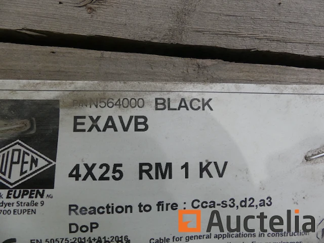 Trommel met 4 x 25 gepantserde kabel (500 m) - afbeelding 4 van  5