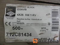 Trommel met 4 x 25 gepantserde kabel (500 m) - afbeelding 5 van  5