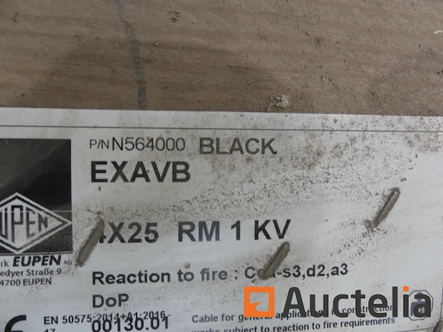 Trommel met 4 x 25 gepantserde kabel (523 m) - afbeelding 5 van  5